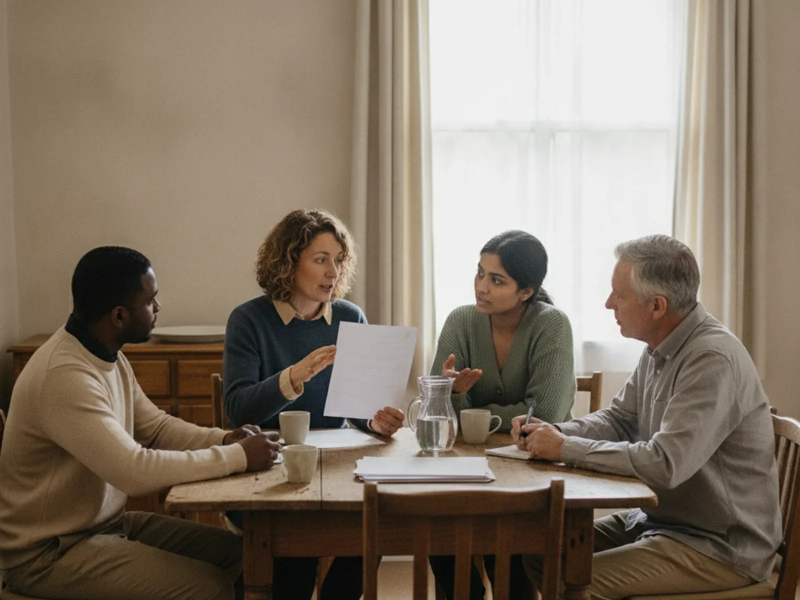 An Elderwise educator leading a small group training session